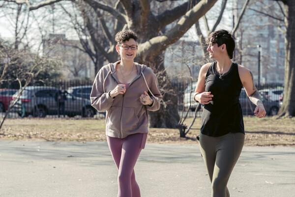 two women exercising to boost their immune system